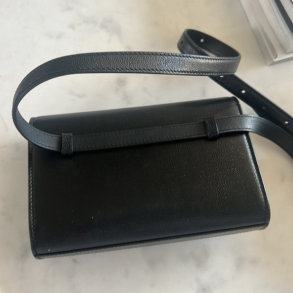 YSL SAINT LAURENT KATE BELT BAG AUTHENTIC BLACK GOLD - Picture 3 of 4